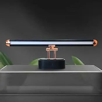 B&B Modern Black LED Wall Light with Copper Accents - Bliss and Birch