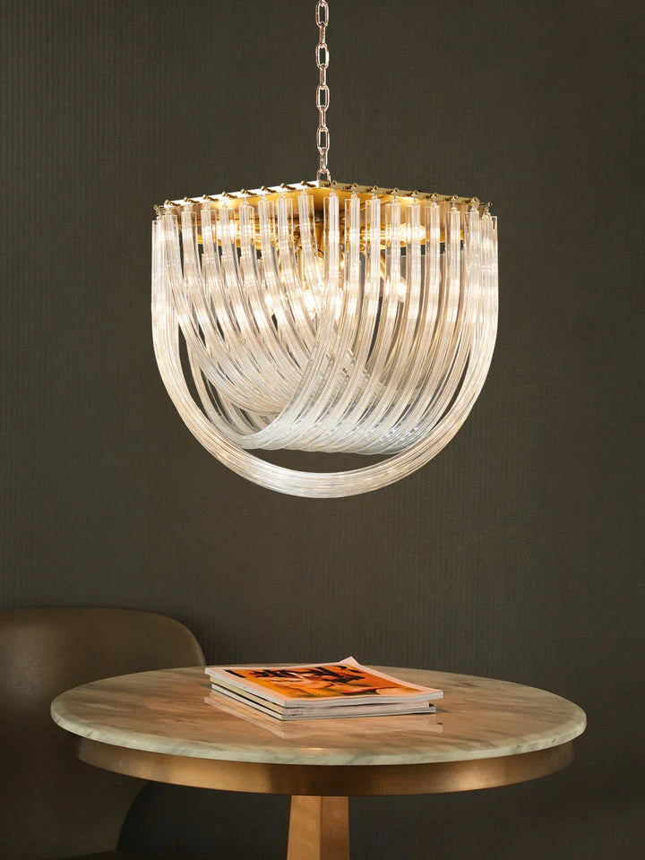 Roman Crystal & Gold Chandelier – Timeless Elegance 600 mm