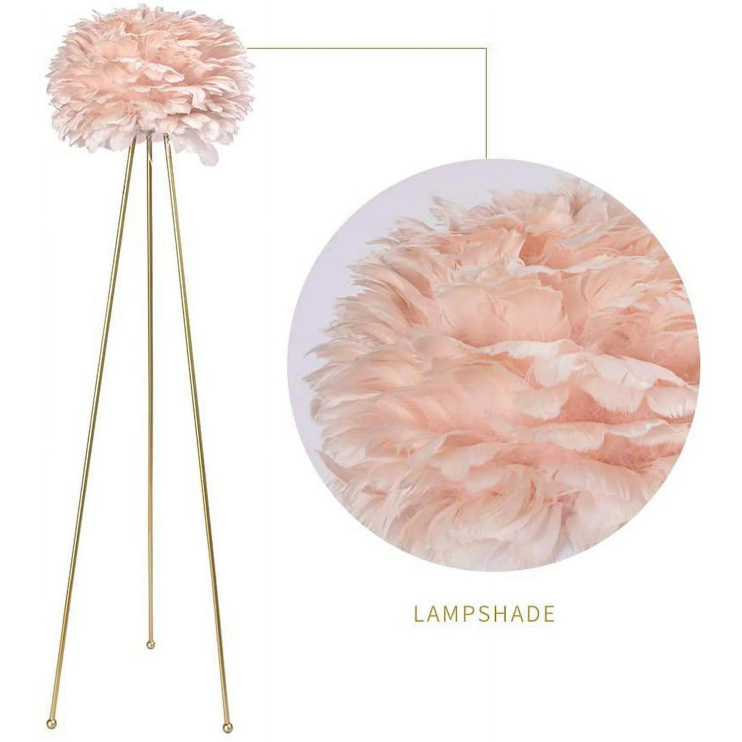B&B Feather Floor Lamp