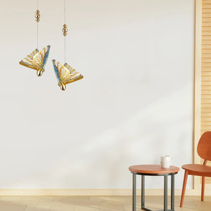 B&B Butterfly of Paradise Hanging Light - Bliss and Birch