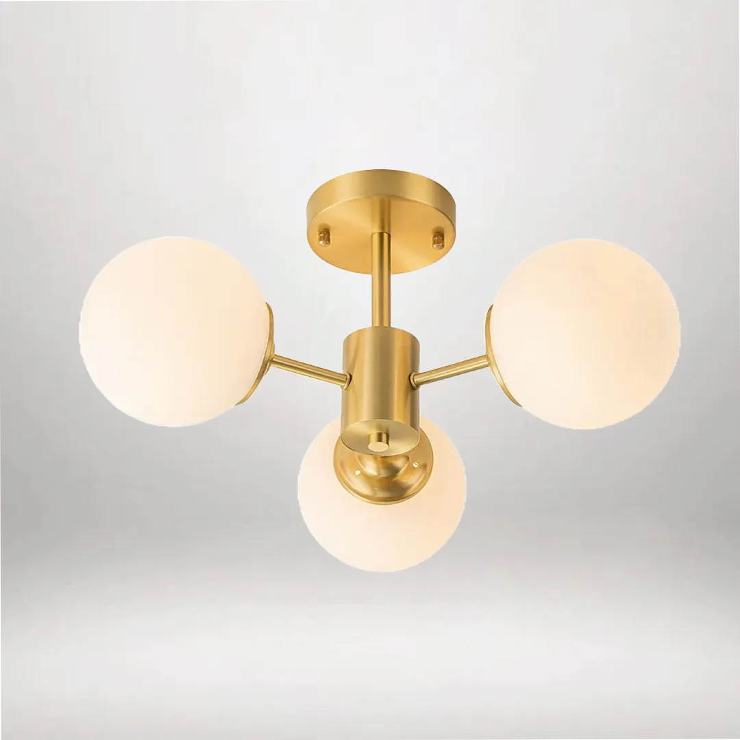 B&B 3 Globe Hanging Lights