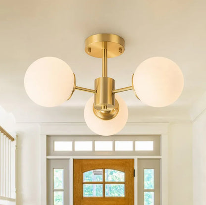 B&B 3 Globe Hanging Lights - Bliss and Birch