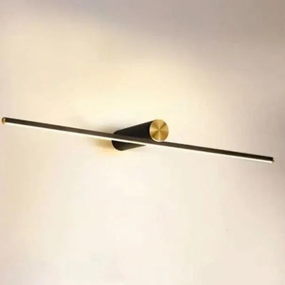 B&B Modern Black & Gold LED Wall Light