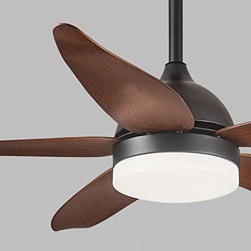 BreezeNova Curved Blade Ceiling Fan – 52‑Inch LED & Remote