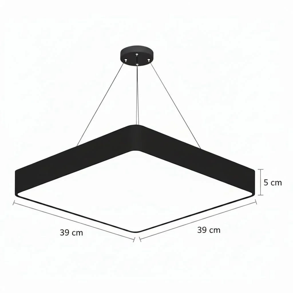 B&B LumoSquare Modern Square LED Ceiling Light