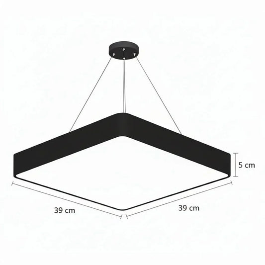 LumoSquare suspended LED panel dimensions