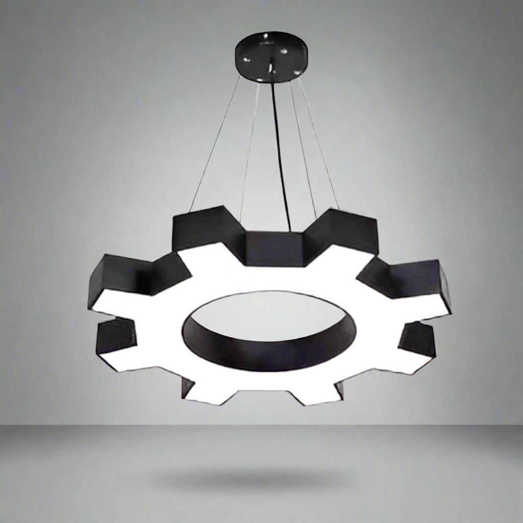 B&B GearGlow – Industrial Gear Shaped LED Pendant Light