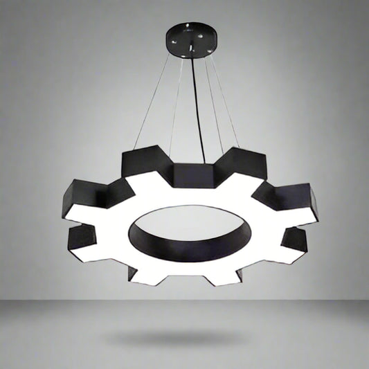 B&B GearGlow – Industrial Gear Shaped LED Pendant Light