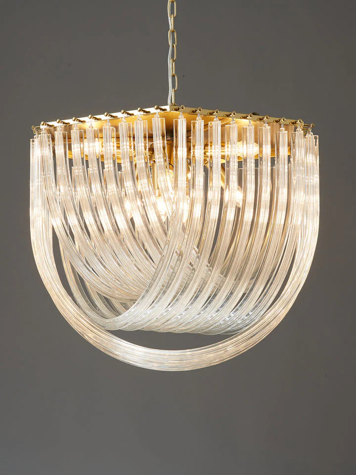 Roman Crystal & Gold Chandelier – Timeless Elegance 600 mm
