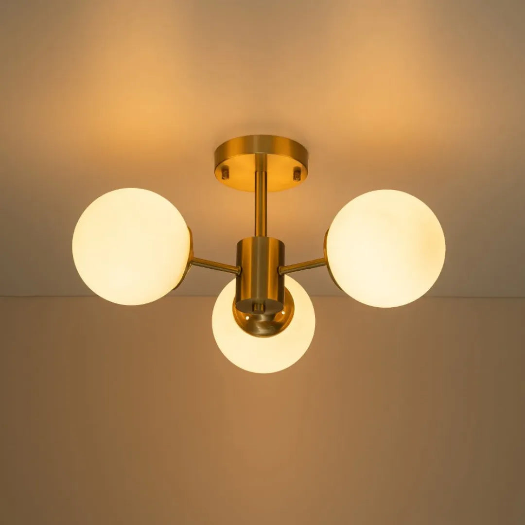 B&B 3 Globe Hanging Lights