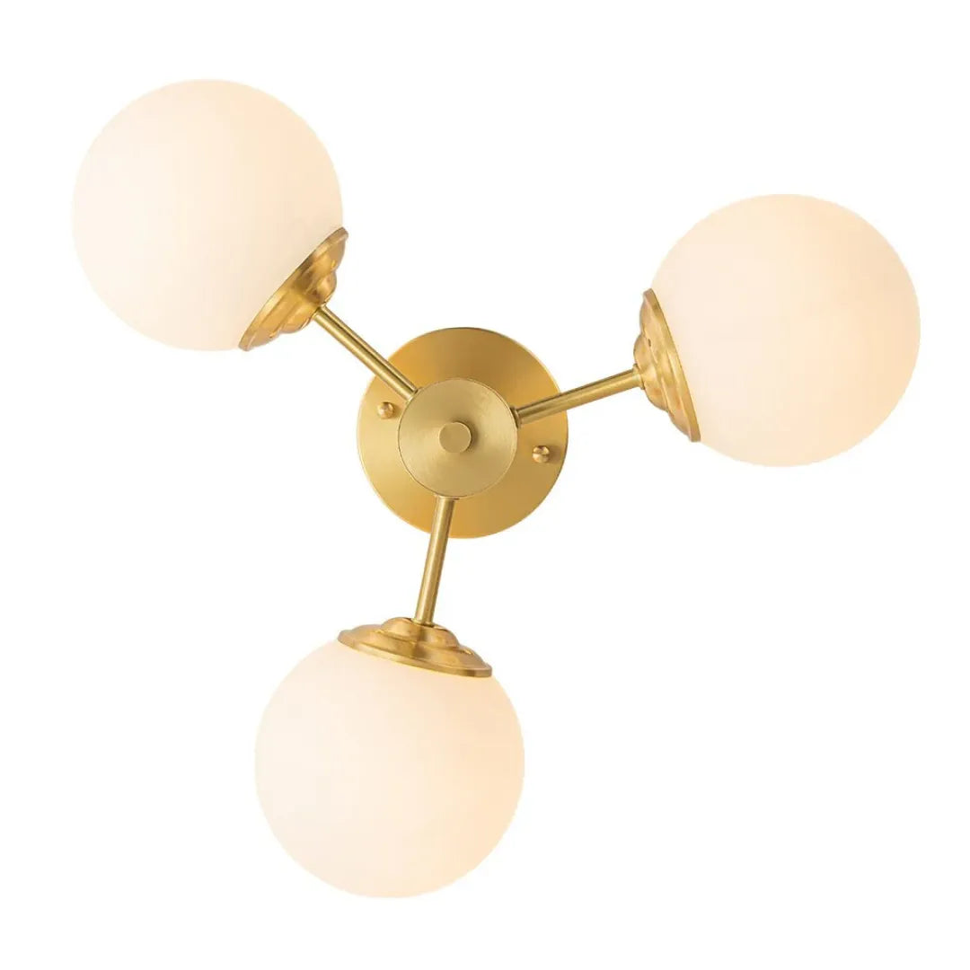 B&B 3 Globe Hanging Lights