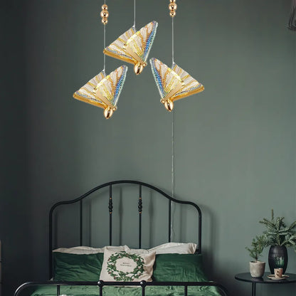 B&B Butterfly of Paradise Hanging Light - Bliss and Birch