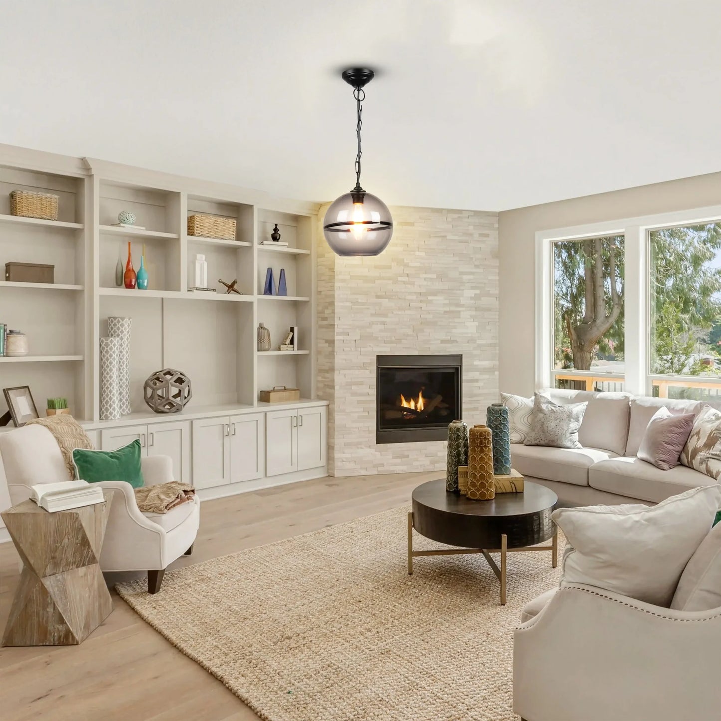 B&B Mid-Century Modern Pendant Hanging Light