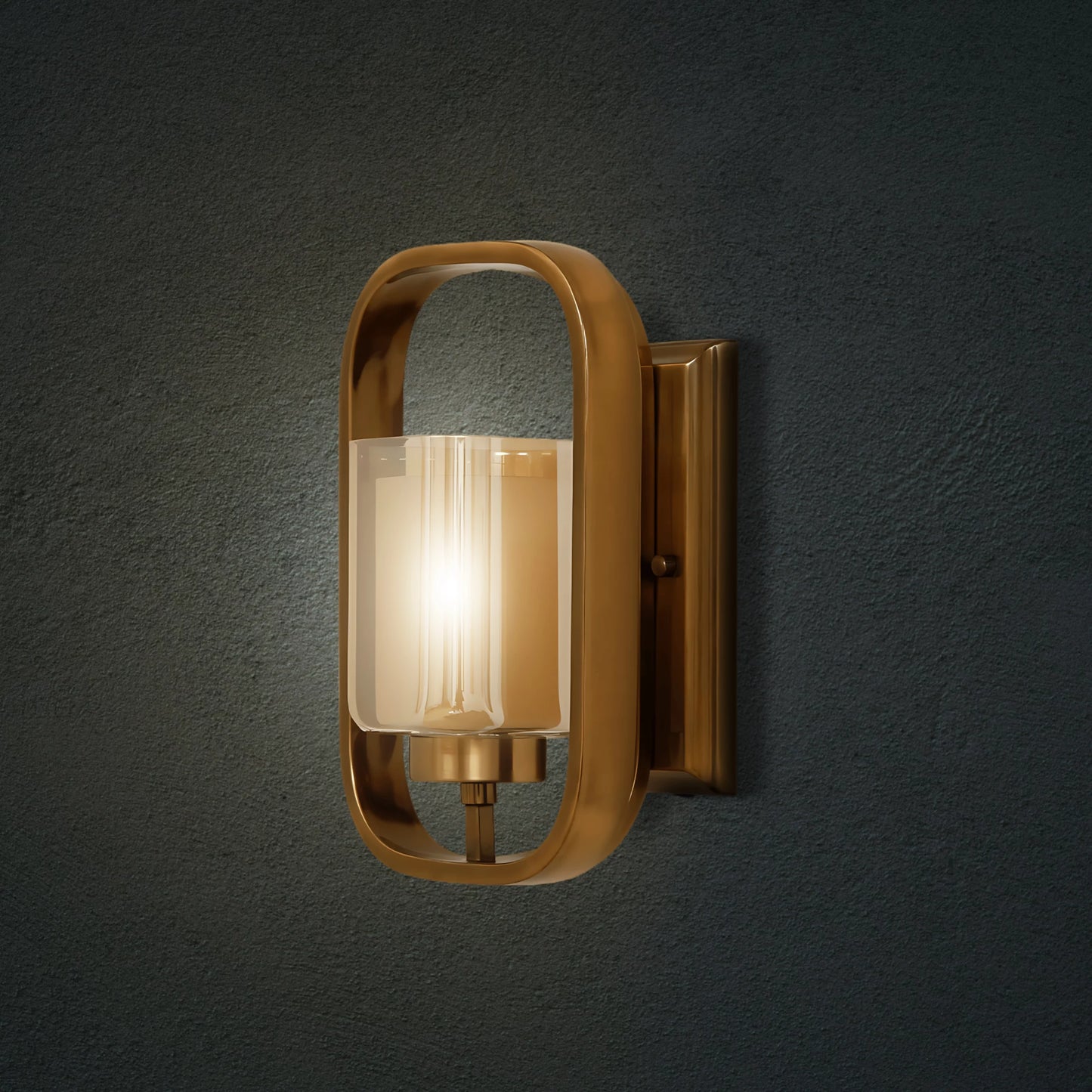 B&B Radiant Glass Aura Wall Lamp