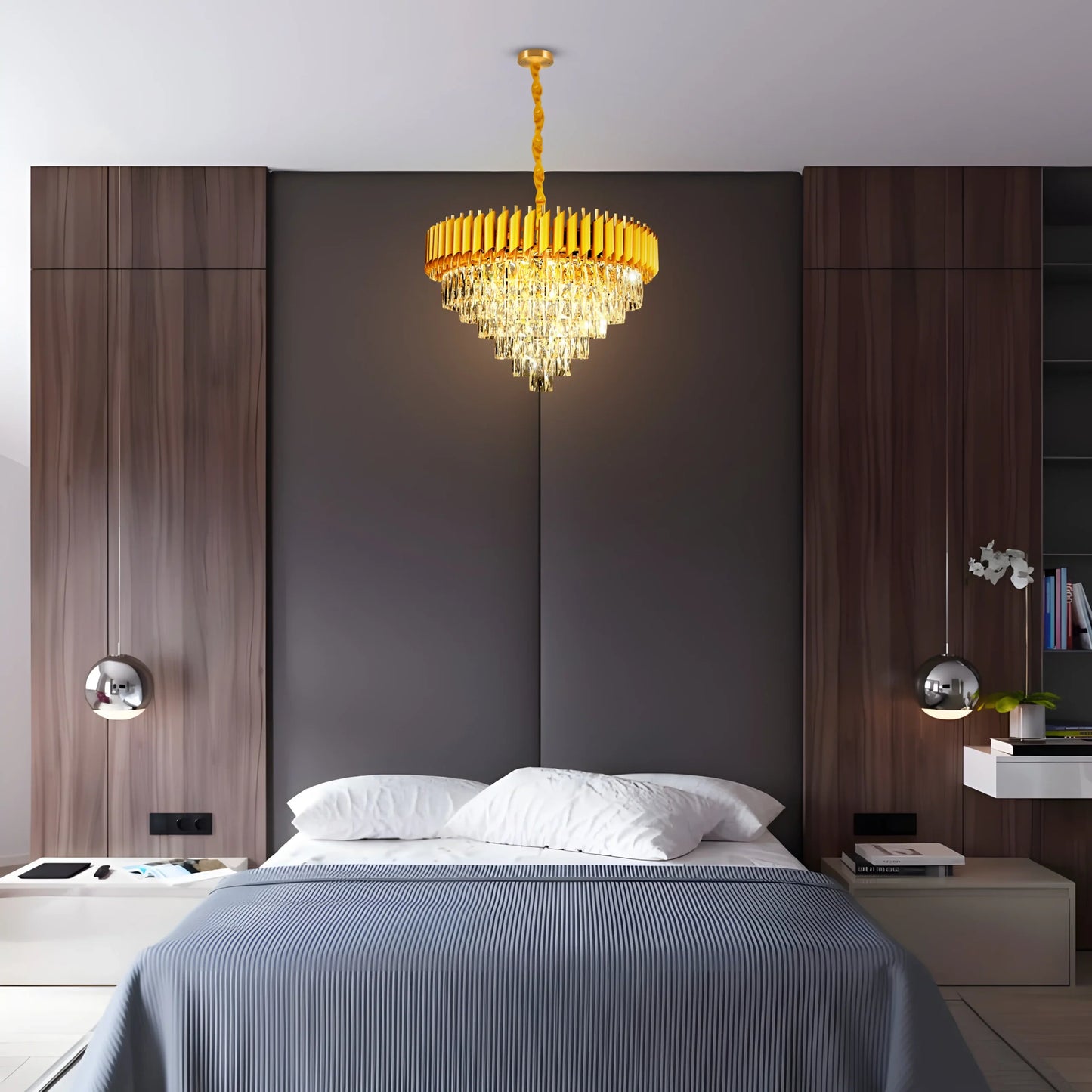 B&B Golden Glow Chandelier