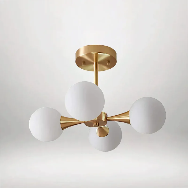 B&B 4 Globe Hanging Lights