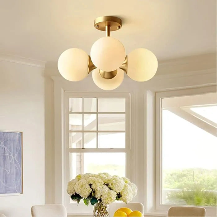B&B 4 Globe Hanging Lights