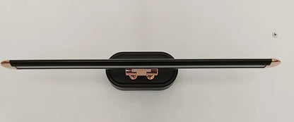 B&B Modern Black LED Wall Light with Copper Accents - Bliss and Birch