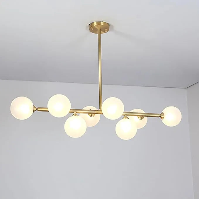 Opal Globe Linear Pendant