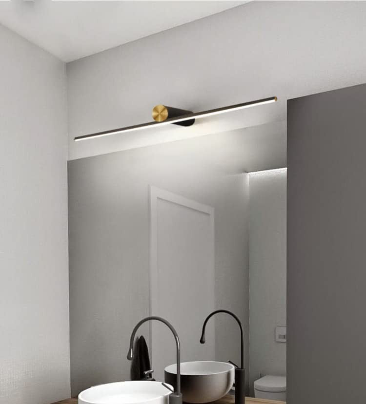 B&B Modern Black & Gold LED Wall Light