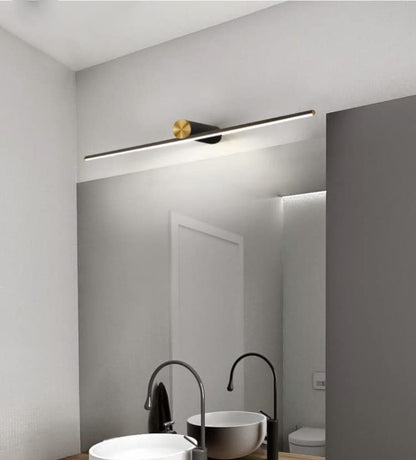 B&B Modern Black & Gold LED Wall Light