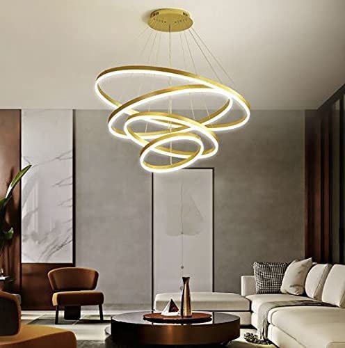 B&B Rings Circle Ceiling Hanging Chandelier