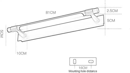 B&B Luxury Gold LED Wall Light with Wood Accents