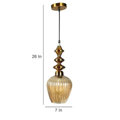 B&B Vintage Lumina Pendant Hanging Light - Bliss and Birch
