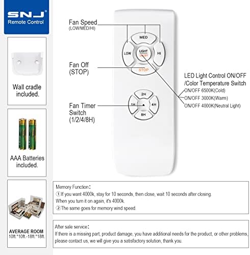 Modern Wooden Blade LED Fan – 5‑Blade Remote‑Controlled