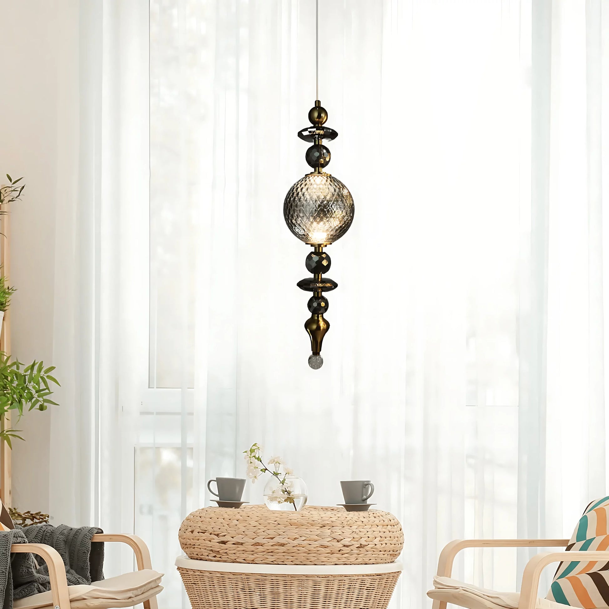 B&B Vintage Ornament Pendant Hanging Light - Bliss and Birch