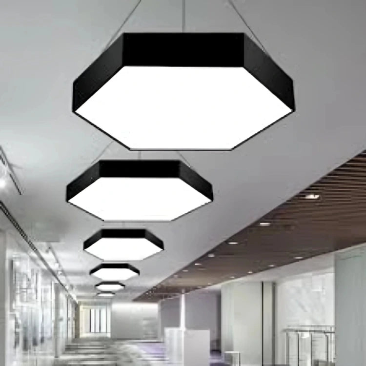 B&B Hexagonal LED Light – Black
