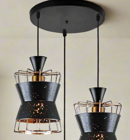B&B Stellar Cone Triple Pendant Light
