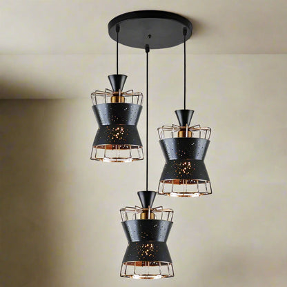 B&B Stellar Cone Triple Pendant Light