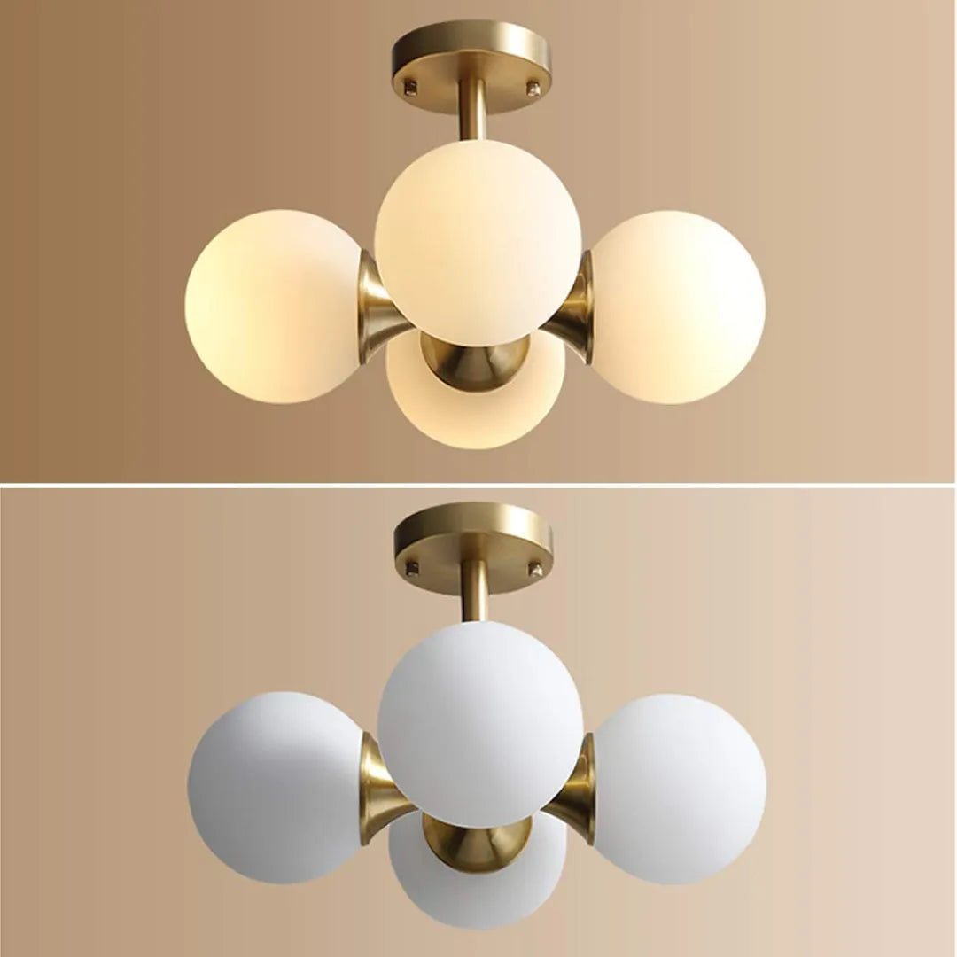 B&B 4 Globe Hanging Lights