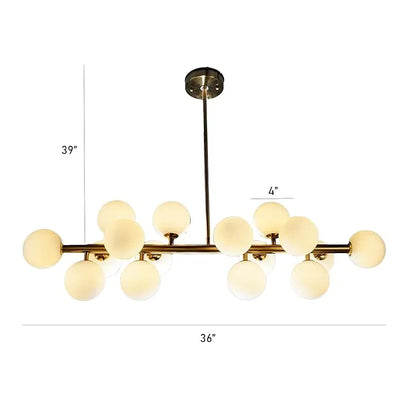 B&B Glass Modern Design Hanging Light - Bliss and Birch