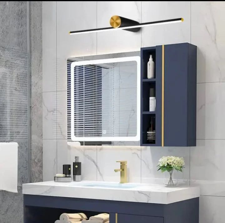 B&B Modern Black & Gold LED Wall Light