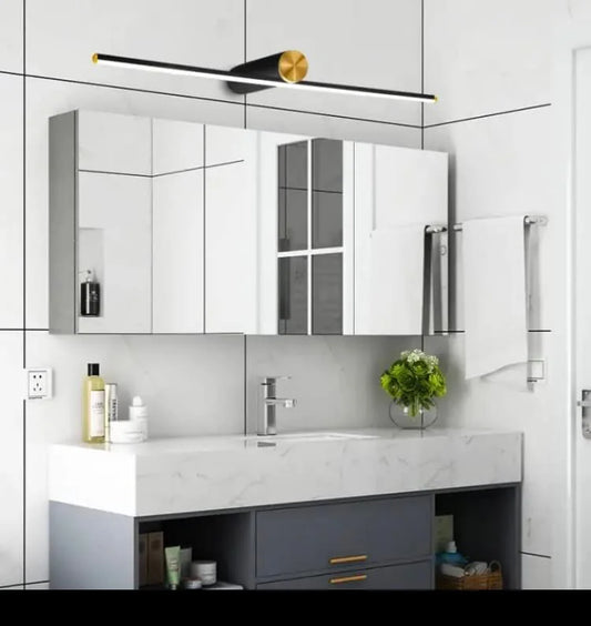 B&B Modern Black & Gold LED Wall Light