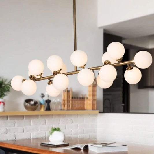 Opulent Glow Prism Chandelier – Crystal & Gold