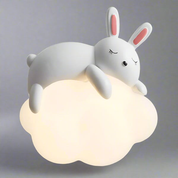B&B DreamBunny – Sleeping Rabbit on Cloud LED Wall Light