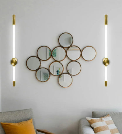 Gold Linear LED Vanity & Wall Light