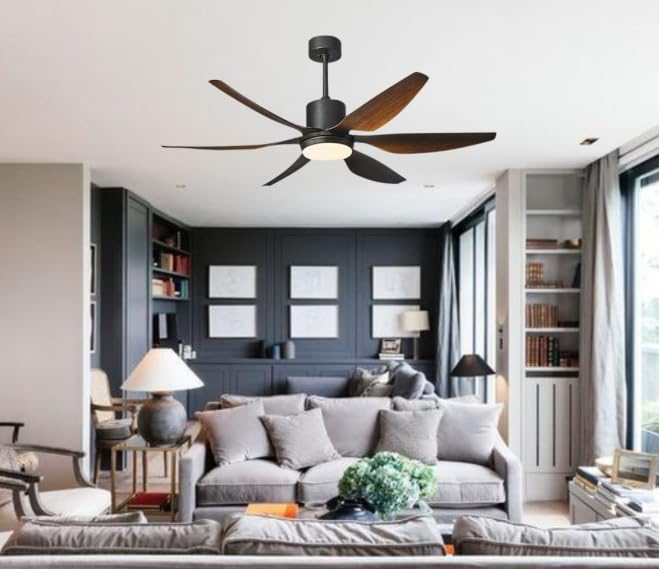 SkyLume Modern LED Fan – 54‑Inch Aerodynamic Blades