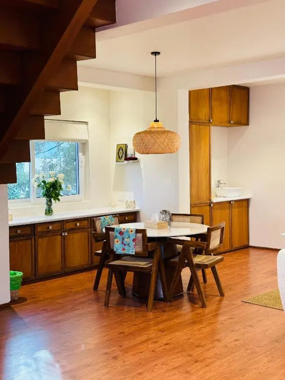 B&B Natural Rattan Ceiling Lamp