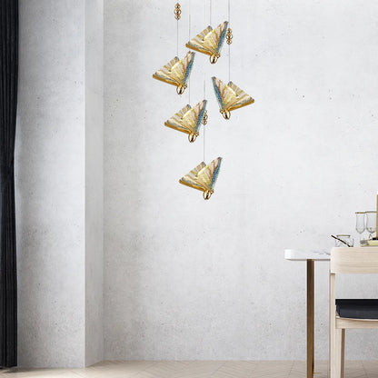 B&B Butterfly of Paradise Hanging Light - Bliss and Birch