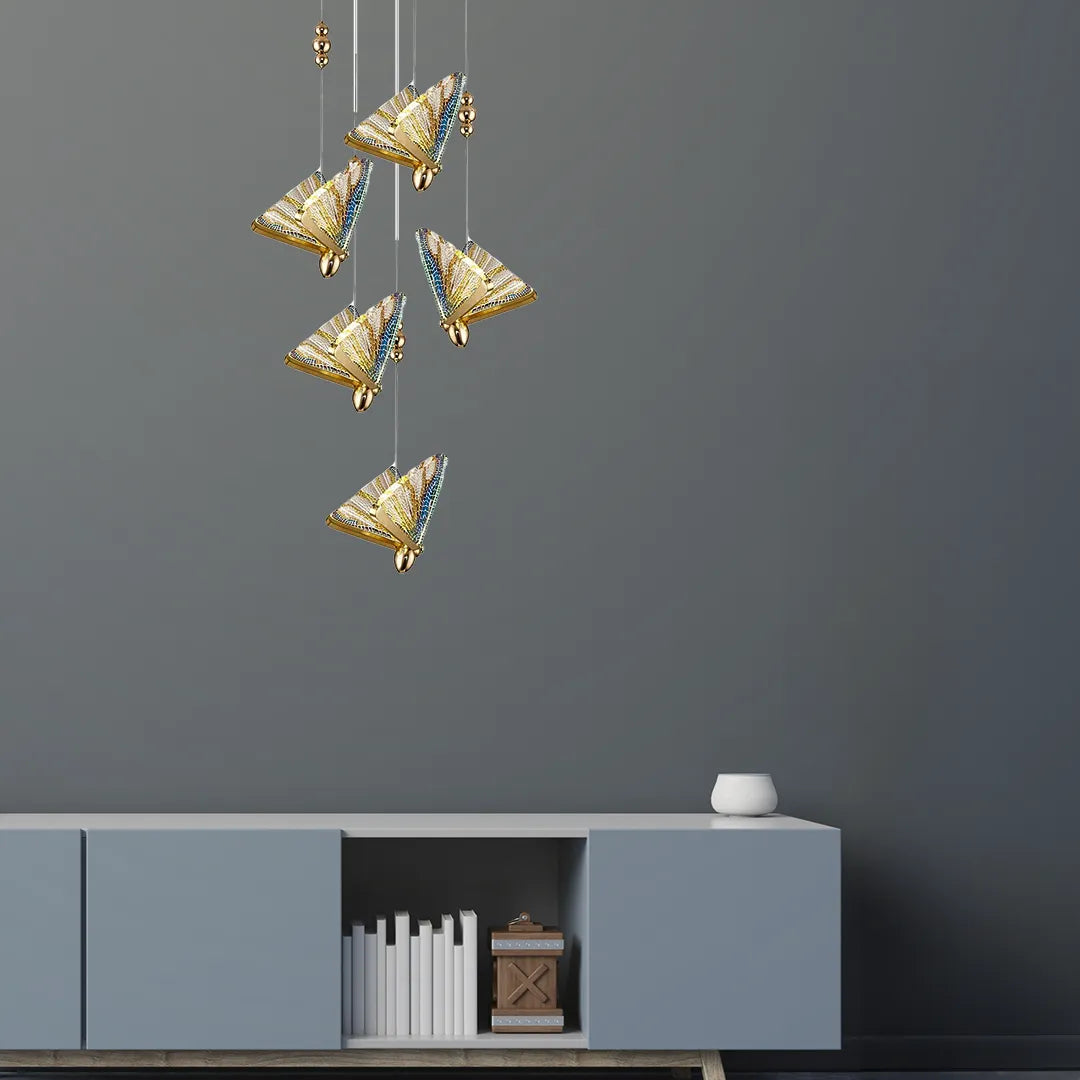 B&B Butterfly of Paradise Hanging Light