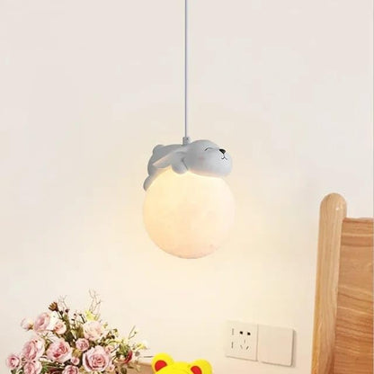 Moonlit Bunny Nap Lamp (Set of 2)