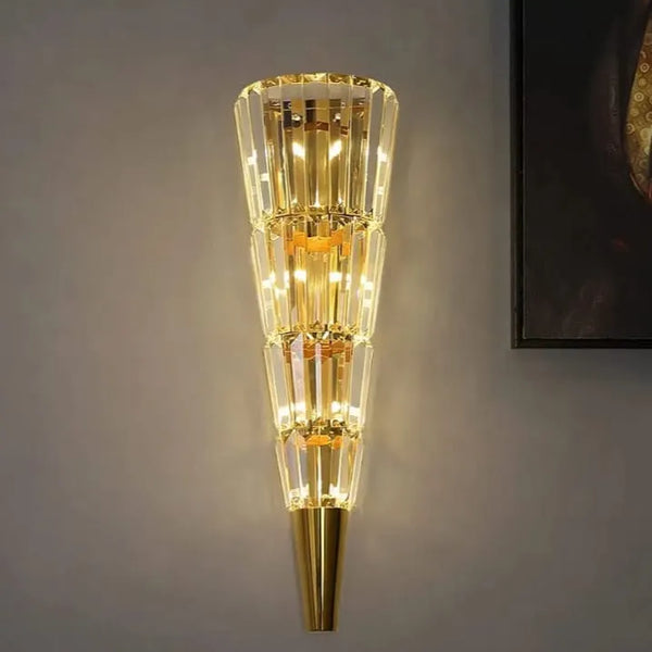 B&B Aurora Luxe Crystal Wall Sconce