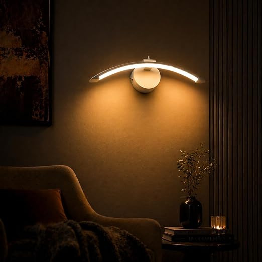 B&B Contemporary Curved LED Wall Light - Bliss and Birch