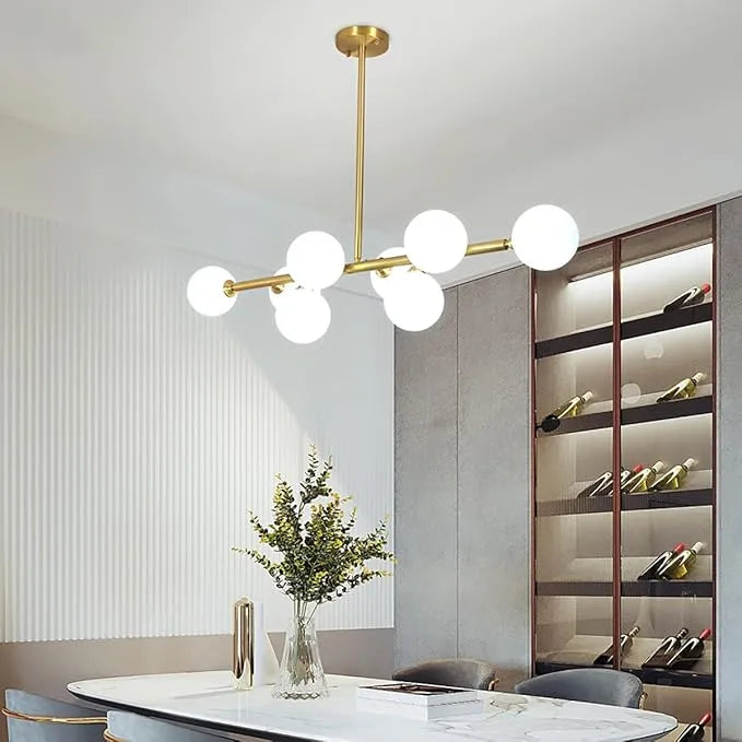 B&B Glass Modern Design Hanging Light