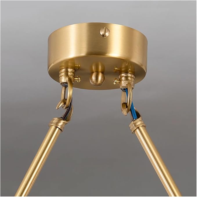 Modern Sputnik Glass Chandelier - Bliss and Birch