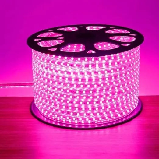 B&B Vibrant Pink LED Rope Light – Decorative Flexible Strip Roll
